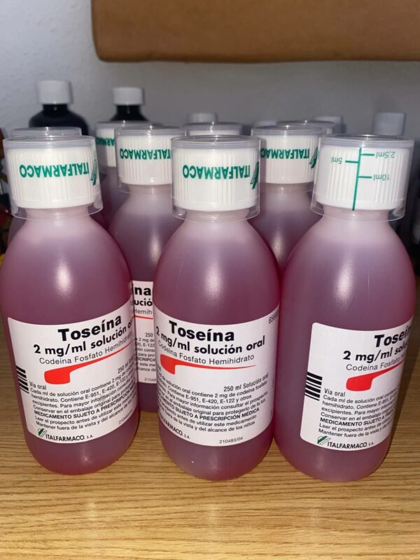 Toseina 250ml Codeine Syrup (Spain) – Bild 4