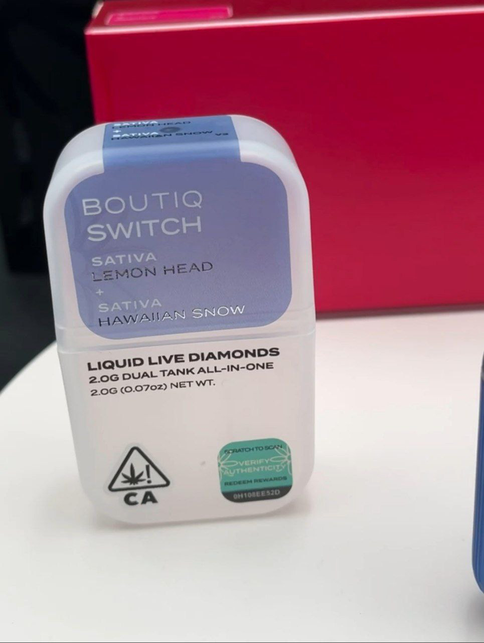 Boutiq Switch V3 Liquid Live Diamonds 2.0G Dual Tank - Image 7