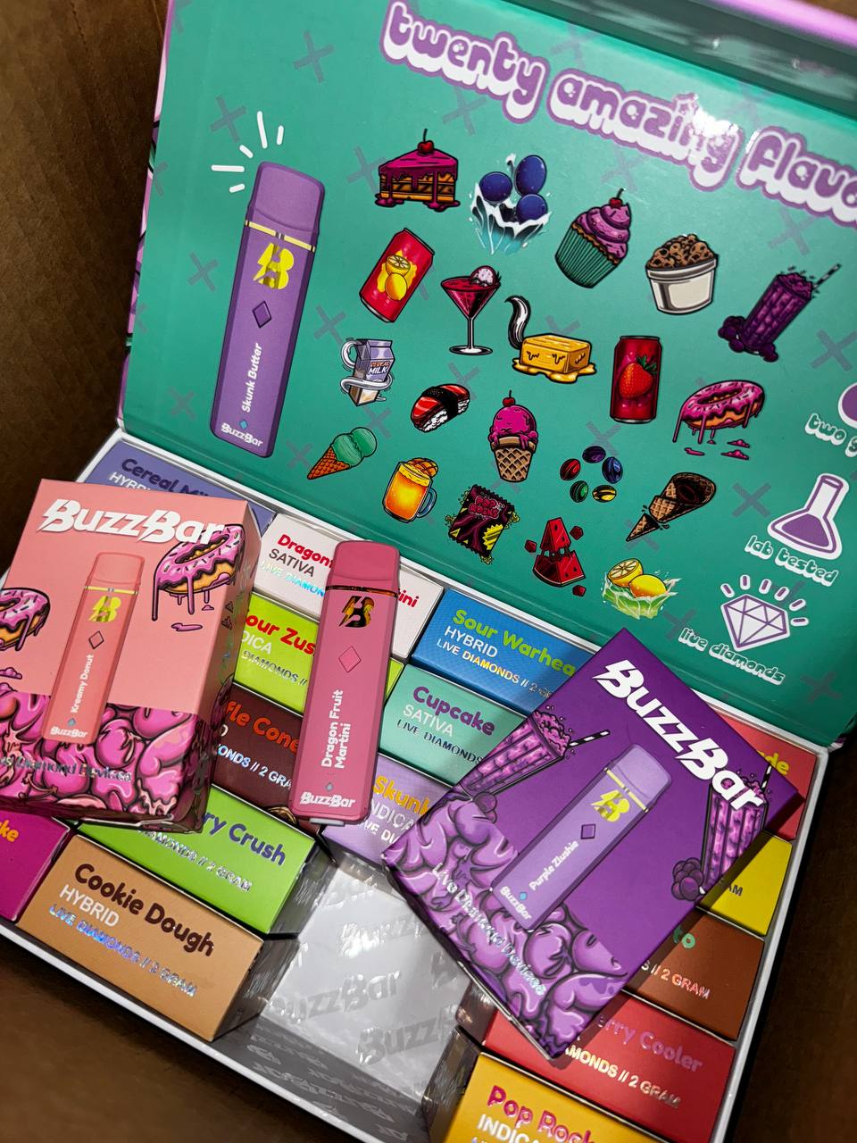 Buzz Bar 2G Disposable Vapes – Live Diamonds - Image 4