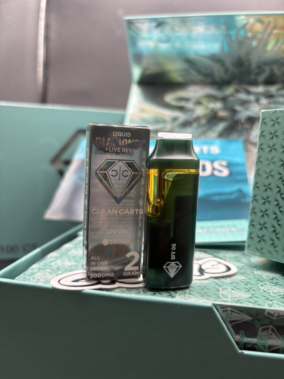 Clean Carts 2G Disposable – Tiffany Blue Edition – Bild 8