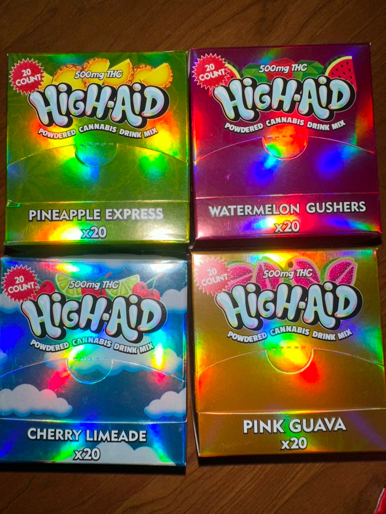 High-Aid Drink Mix 500MG THC Dosage - Image 2