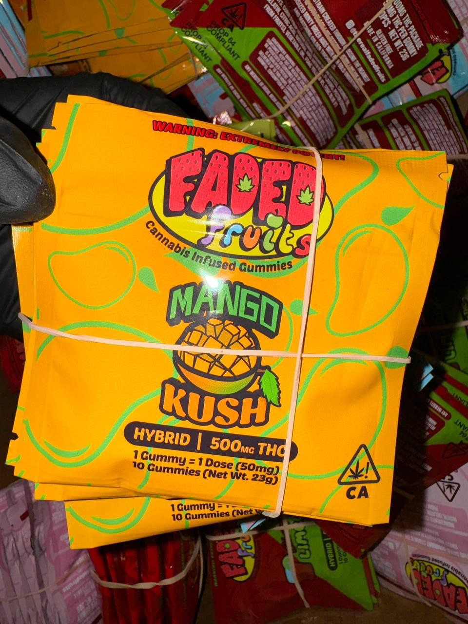 Faded Fruits 500MG Gummies – Bild 2