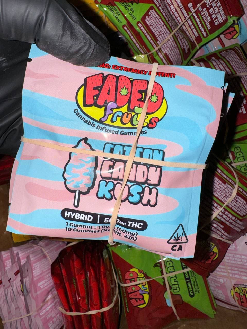 Faded Fruits 500MG Gummies – Bild 6