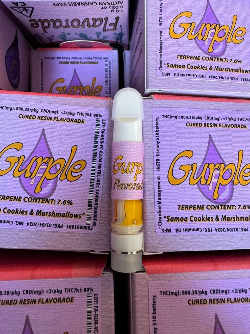 Flavorade Carts 1G Cured Resin – Artisan Cannabis Vape - Image 2