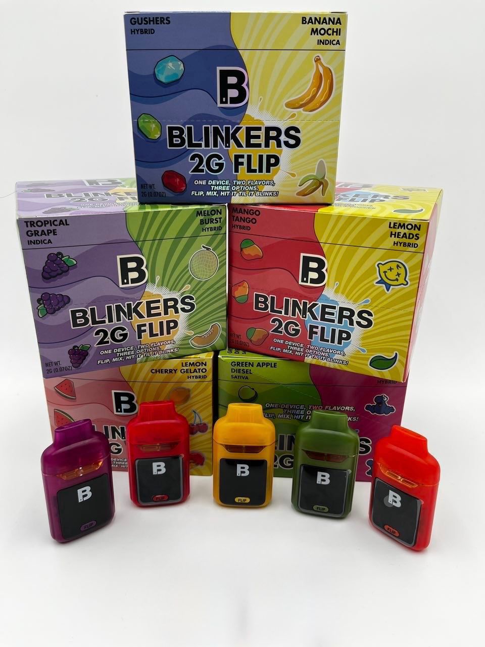 Blinkers Flip Dual Chamber 2G Disposables – Dual Flavors – Bild 12