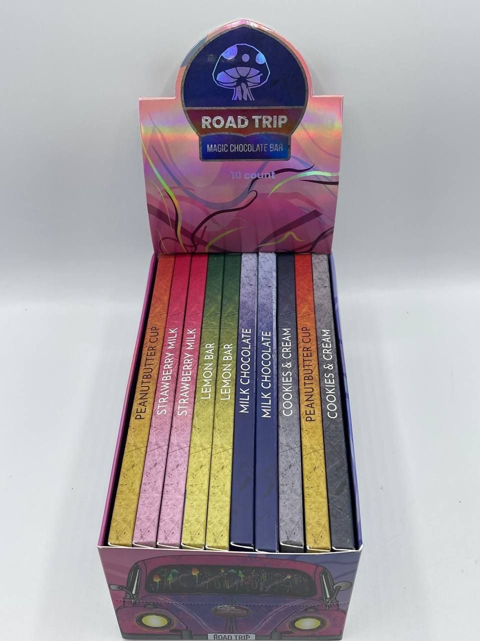 Road Trip Magic Mushroom Chocolate Bars – Bild 3