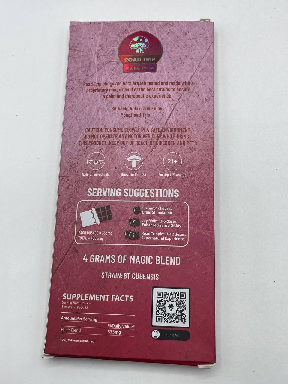 Road Trip Magic Mushroom Chocolate Bars – Bild 4