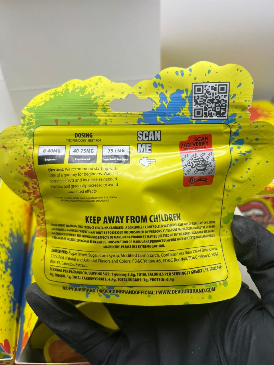 Devour Sweet Villains 1500MG Gummies - Image 2