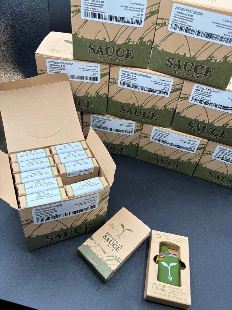 Raw Garden Sauce 1G Disposable – All-In-One – Bild 2