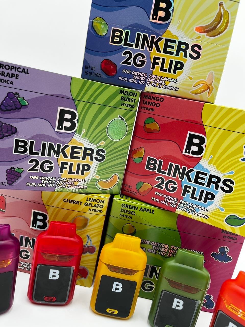 Blinkers Flip Dual Chamber 2G Disposables – Dual Flavors – Bild 2