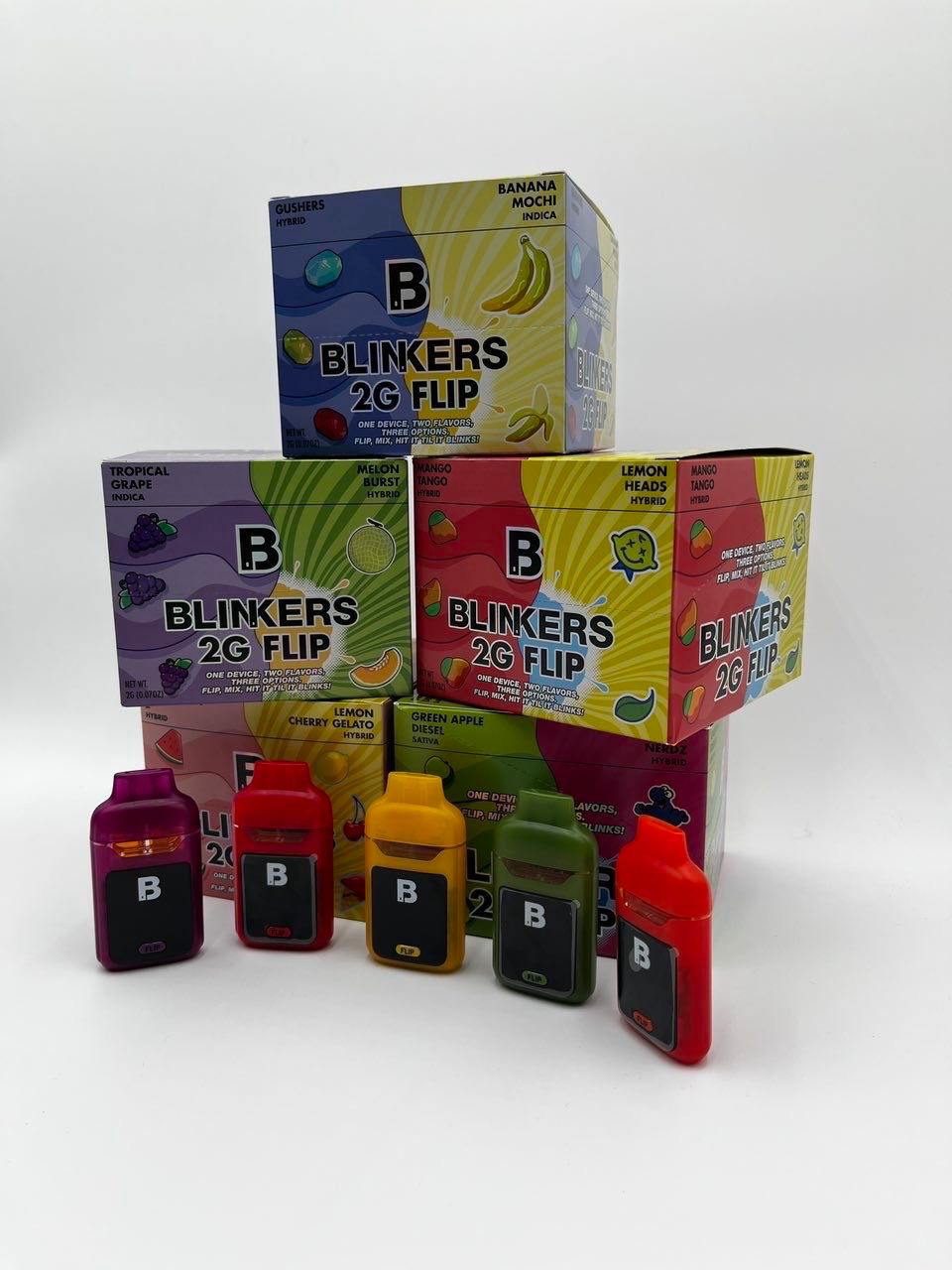 Blinkers Flip Dual Chamber 2G Disposables – Dual Flavors – Bild 5