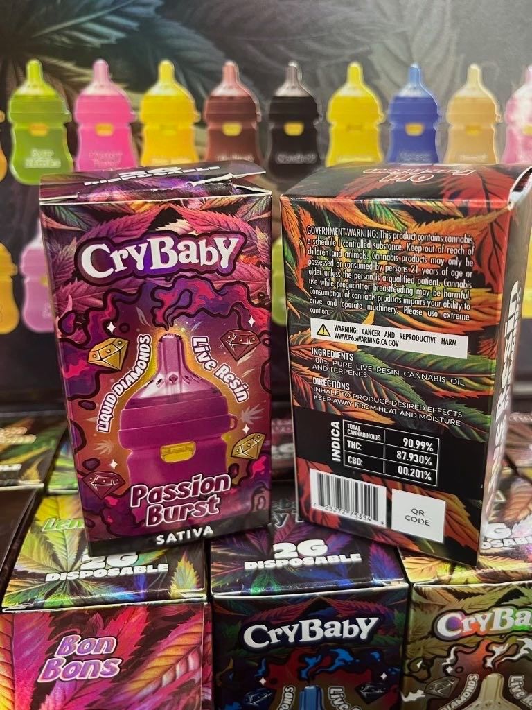 Crybaby 2G Disposable Vapes – Baby Bottle Edition Crybaby 2G bottle