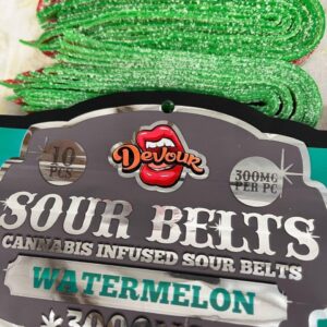 Devour Sour Belts 3000mg
