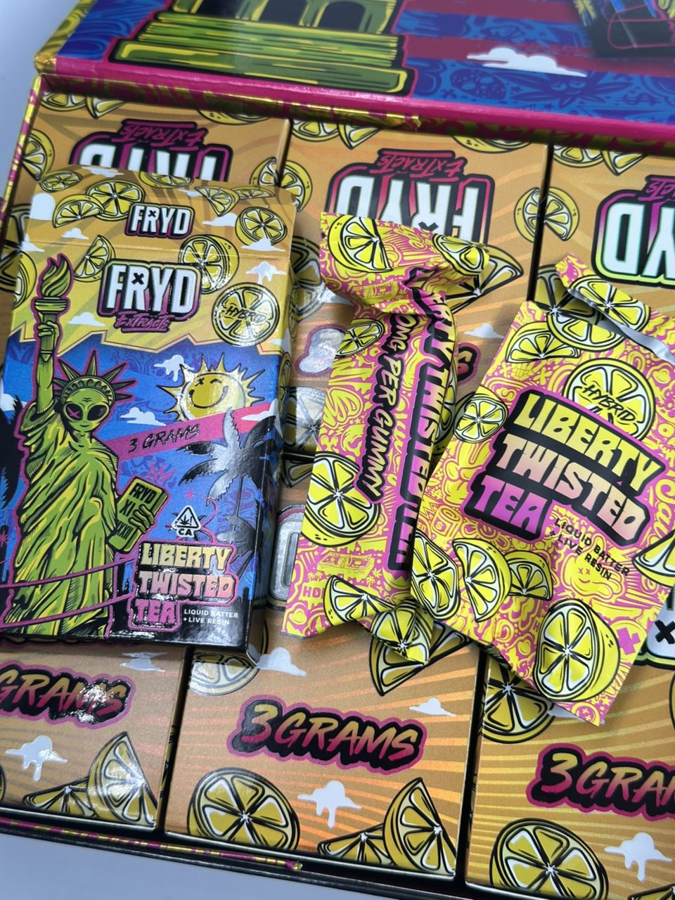 Fryd 3G Disposable + Gummies - Liberty Twisted Tea Edition – Bild 8