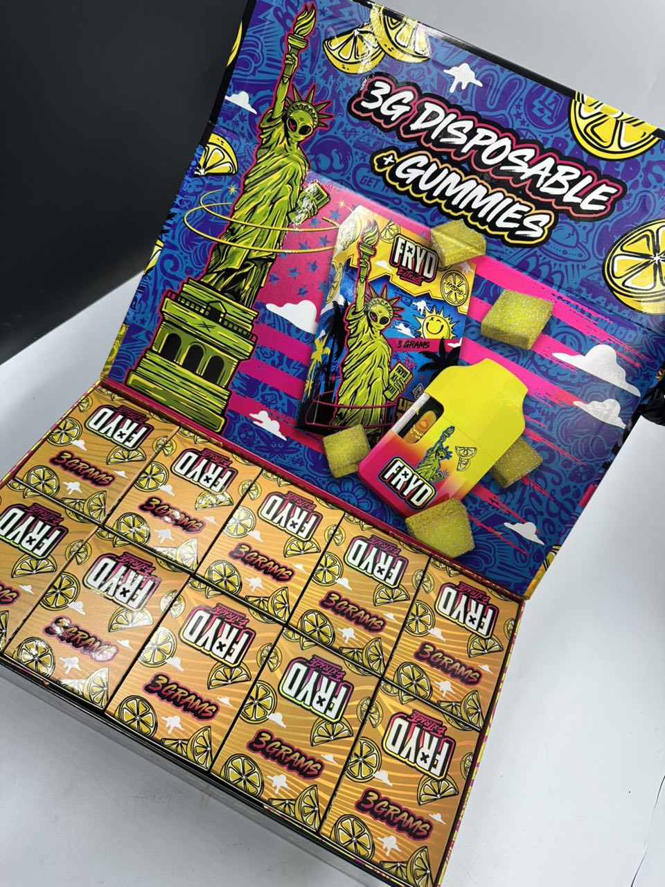 Fryd 3G Disposable + Gummies - Liberty Twisted Tea Edition – Bild 2