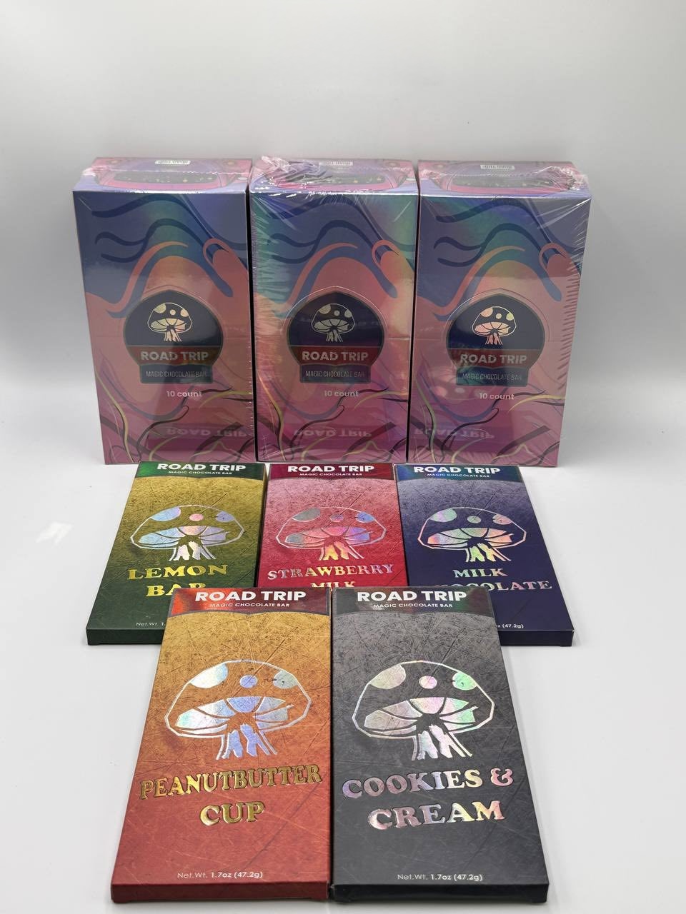 Road Trip Magic Mushroom Chocolate Bars – Bild 2