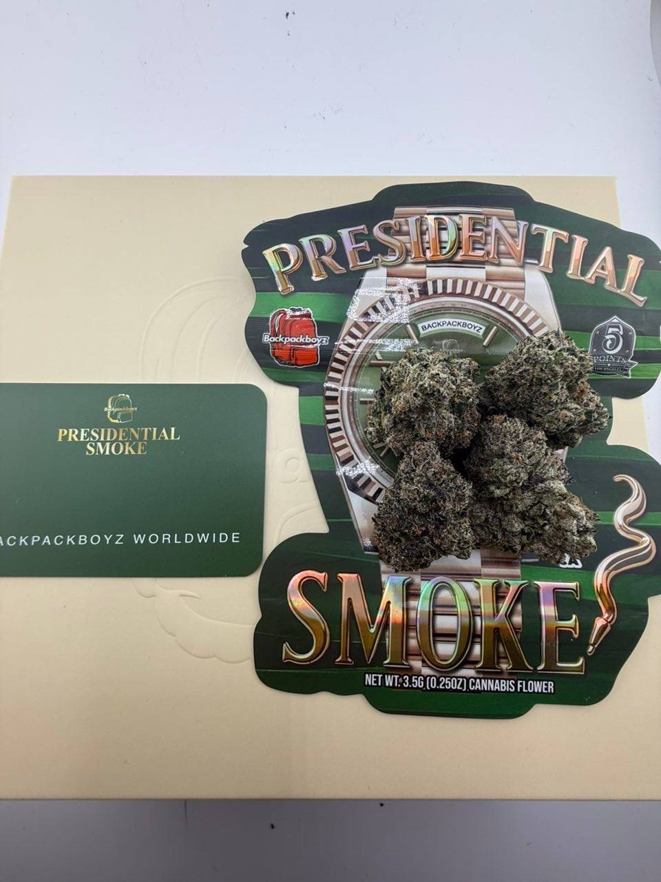 rolex presidential smoke flower